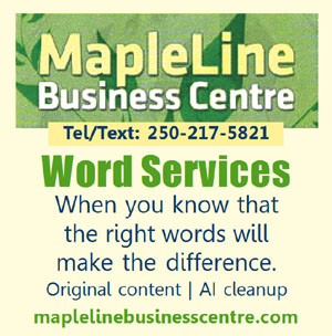 MapleLine Business Centre, word services, artificial intelligence