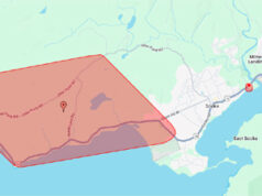 Windstorm power outages in Sooke map, sooke, power outage