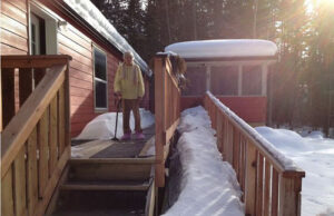 Cold weather safety and preparedness for seniors woman, senior, snow, safety