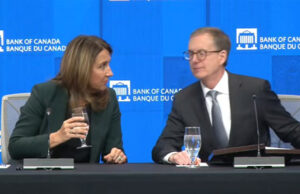 Bank of Canada interest rate steady at 2.25% tiff macklem, carolyn rogers