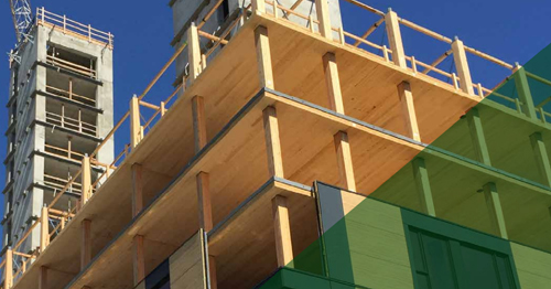 high rise construction, mass timber