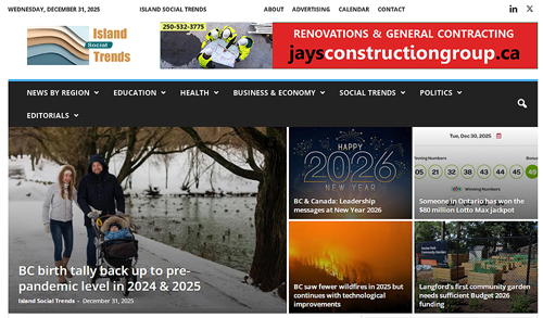 ist main, birth tally in BC