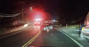 Crash on Hwy 14 in Sooke on New Year’s night vehicle crash, mvi, sooke road