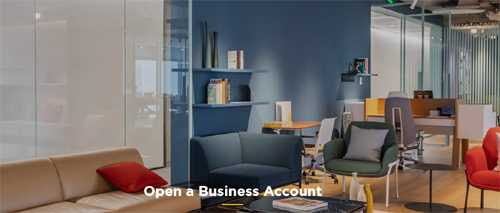 monk office, open business account