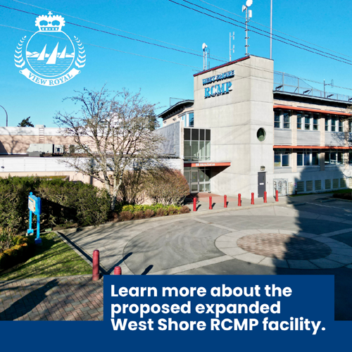 RCMP detachment building, view royal