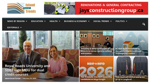 royal roads, SD62, dowhy