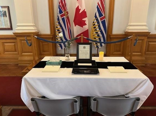 book of condolences, tumbler ridge