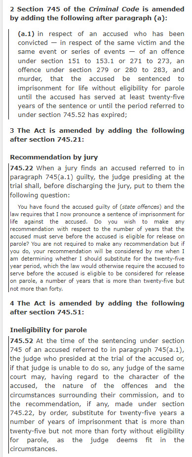 Private Member's Bill C-235 | Criminal Code