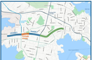 Phase 2 Esquimalt Road upgrades open to public engagement Esquimalt Road, Phase 1, Phase 2, map