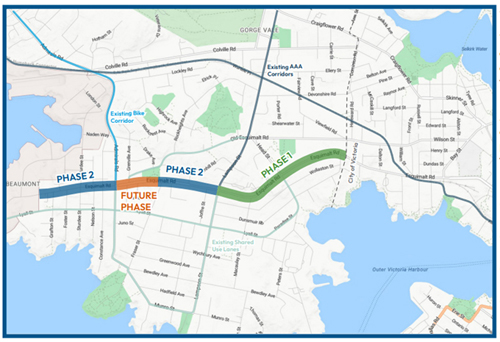 EsqimaltRd=Phase1&2-500px-map Esquimalt Road, Phase 1, Phase 2, map