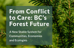 Provincial Forestry Advisory Council calls for fundamental shift in forest and land management From Conflict to Care: BC's Forest Future