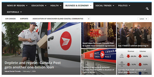 Canada Post, IST NEWS