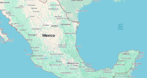 Air Canada flights out of Mexico map, mexico