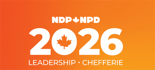 Five NDP leadership candidates have five weeks to go ndp leadership, logo