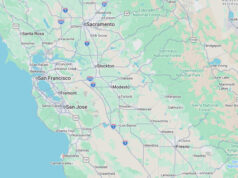 Series of small quakes in BC & California Feb 2 to 4 map, southern california