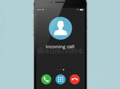 Policing safety survey by phone in Langford cell phone, incoming call