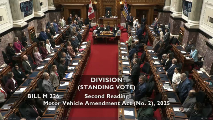 standing vote, Bill M226