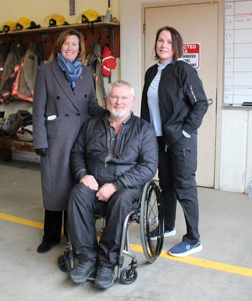 mayor little, former chief dunlop, mla lajeunesse