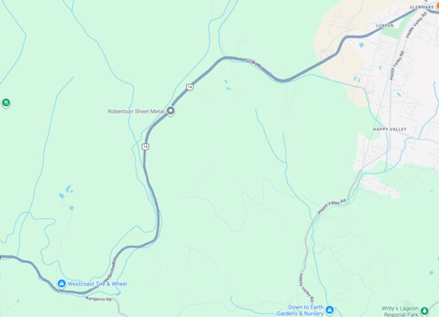 Highway14-WoodrufftoKangaroo-Map map, highway 14