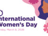 International Women’s Day 2026: progress made but more to do international women's day, logo