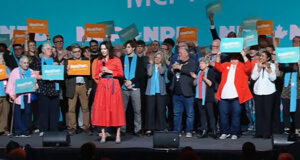 Heather McPherson likely to achieve NDP leadership win Heather McPherson, Rachel Notley, convention