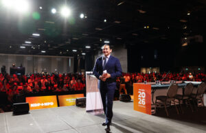 Manitoba NDP Premier Kinew invigorates crowd at federal NDP leadership convention wab kinew, premier, ndp
