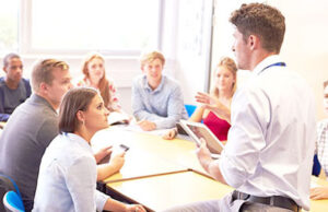 Post-secondary institutions should adjust to current conditions, says Ministry classroom, instructor, Vancouver Community College