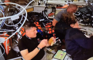 Artemis II: Day 3 meals & tech work Jeremy Hansen, lunch