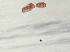 Artemis II splashdown, four astronauts home! artemis, parachutes