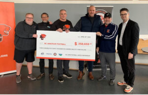BC Lions donate $358,659 to amateur football BC Lions, football, donation