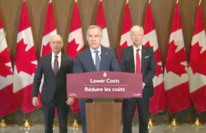 Fuel tax holiday introduced on first day of Liberal majority carney, champagne, hodsgon
