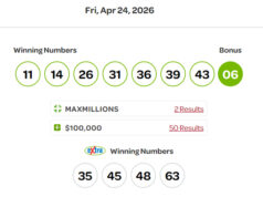 April 24 Lotto Max sees five MaxPlus winners lotto max, winning numbers, april 24