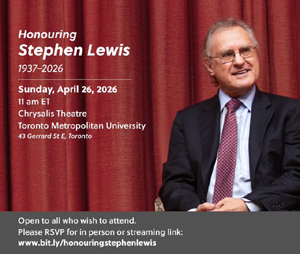 memorial, stephen lewis