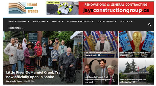 ist main, sooke, trail