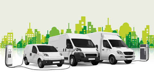 EV-commercialfleet commercial fleet, electric vehicles