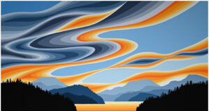 Visitor choices at Sooke Fine Arts Show 2026 sunset, sooke, people's choice, SFAS