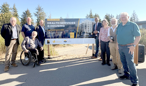 2-SookeMedicalClinic-opening-mayoralcandidates-Sept2126-500px groundbreaking, UPCC, sooke