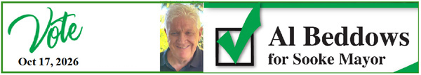 Elect AL BEDDOWS for Sooke Mayor