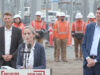 North Coast Transmission Line construction start draws federal ministers to Prince George Charlootte Mitha, David Eby, Gregor Robertson