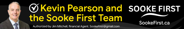 Sooke First, banner, pearson, campaign